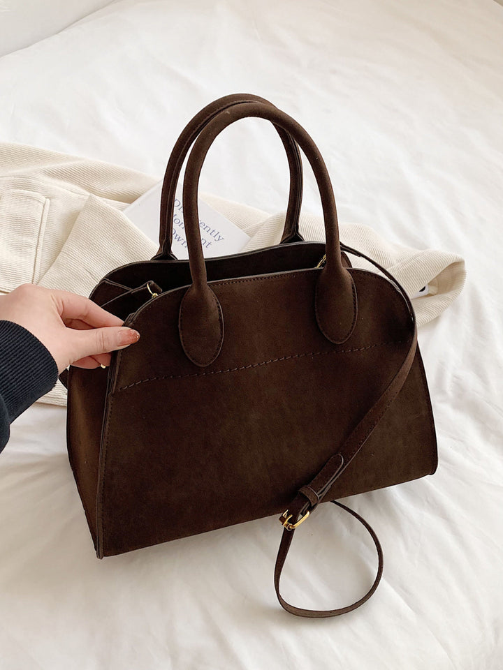 Beatrix borsa in pelle scamosciata