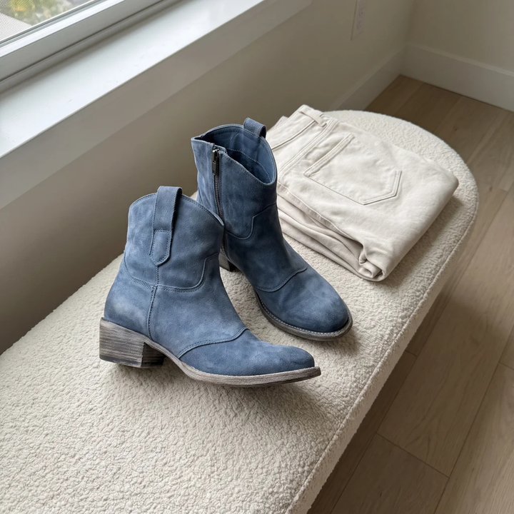 Charlotte | Komfort-Suede-Ankle Boots