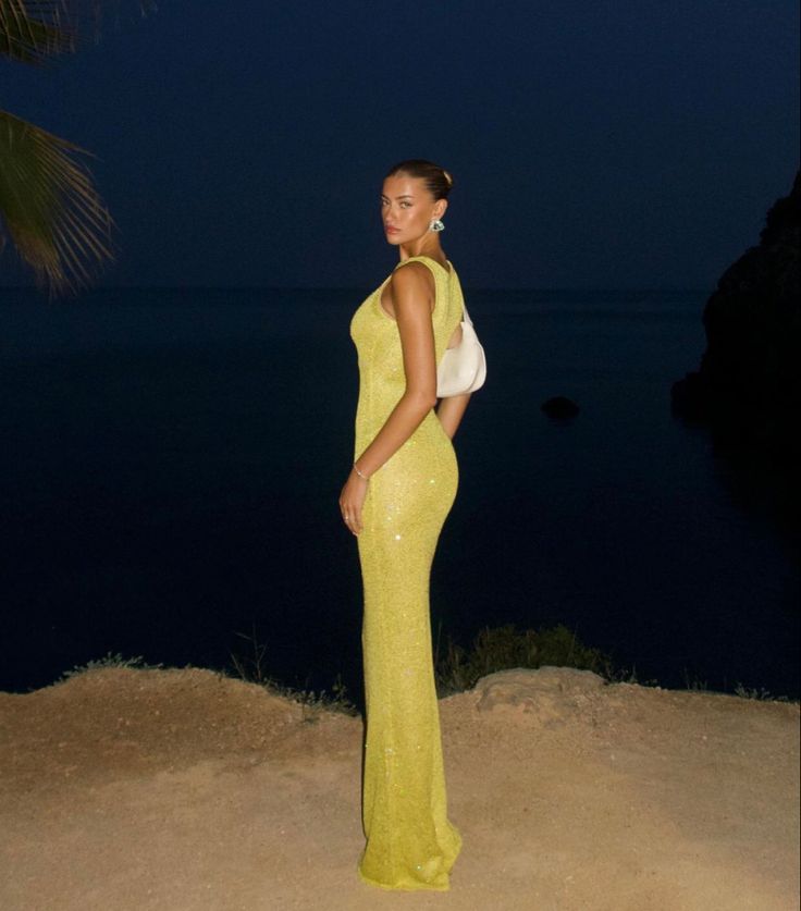 Elsie - Robe longue sans manches