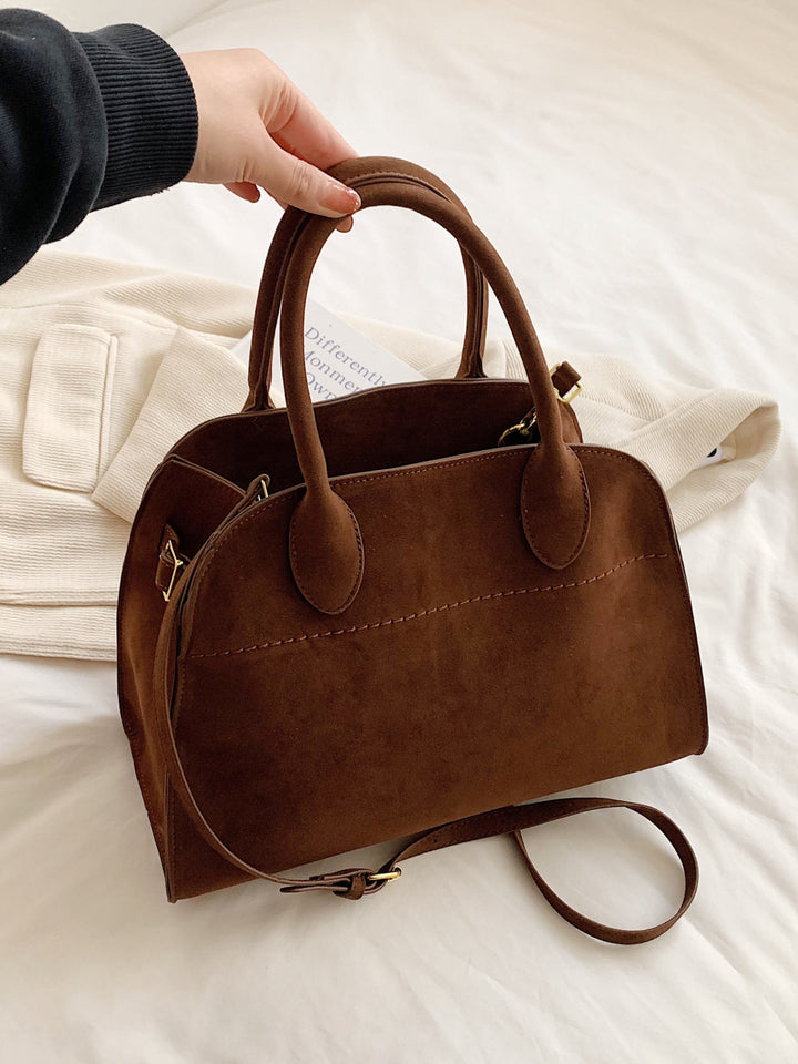 Beatrix borsa in pelle scamosciata