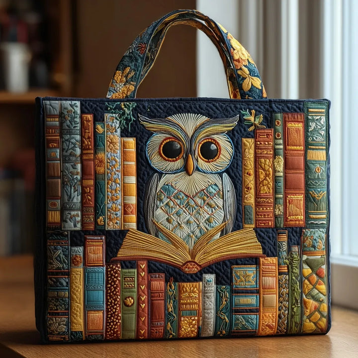 Sac fait main avec motif hibou