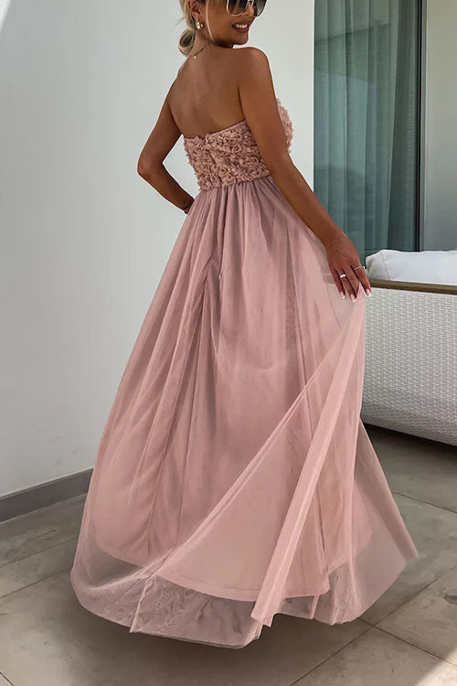 Ari - Maxi abito alla moda con spacco