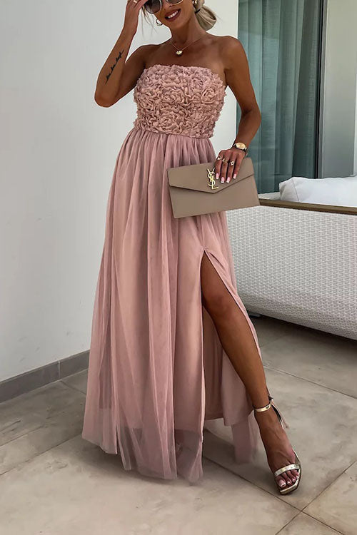 Ari - Maxi abito alla moda con spacco