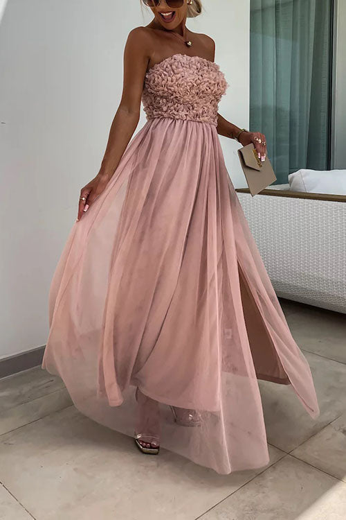 Ari - Maxi abito alla moda con spacco