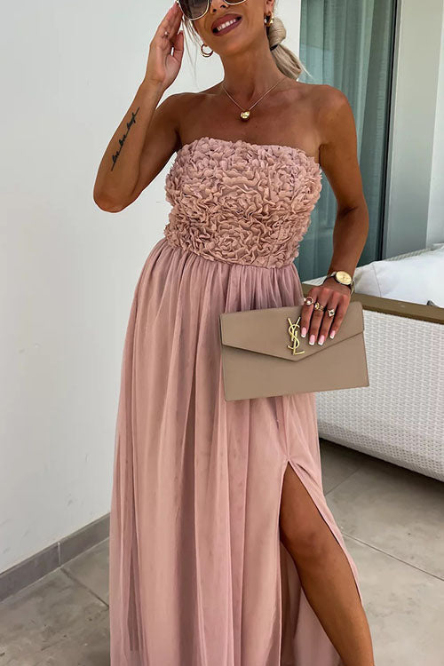 Ari - Maxi abito alla moda con spacco