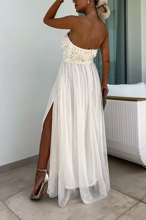 Ari - Maxi abito alla moda con spacco