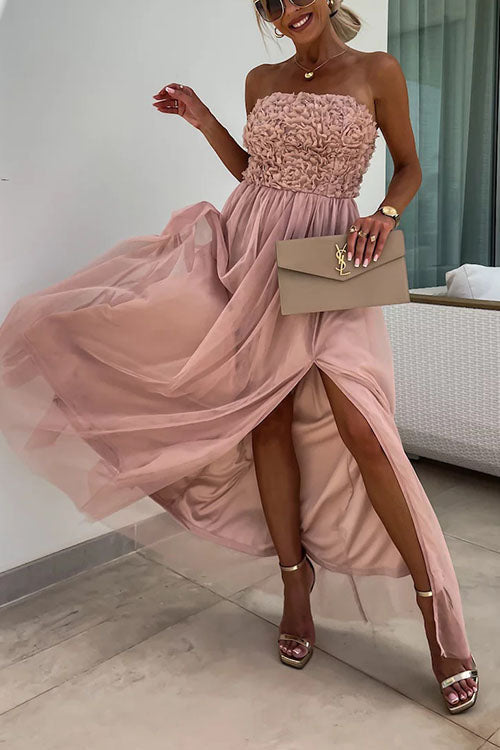 Ari - Maxi abito alla moda con spacco