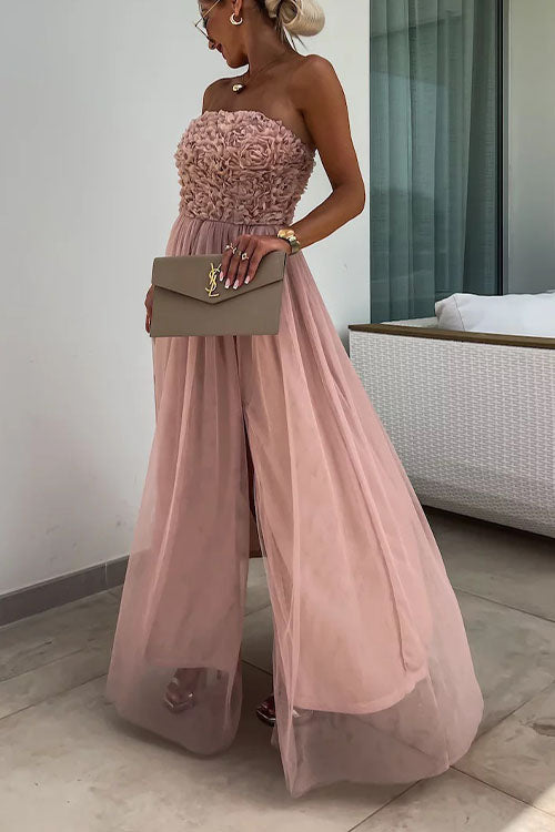 Ari - Maxi abito alla moda con spacco