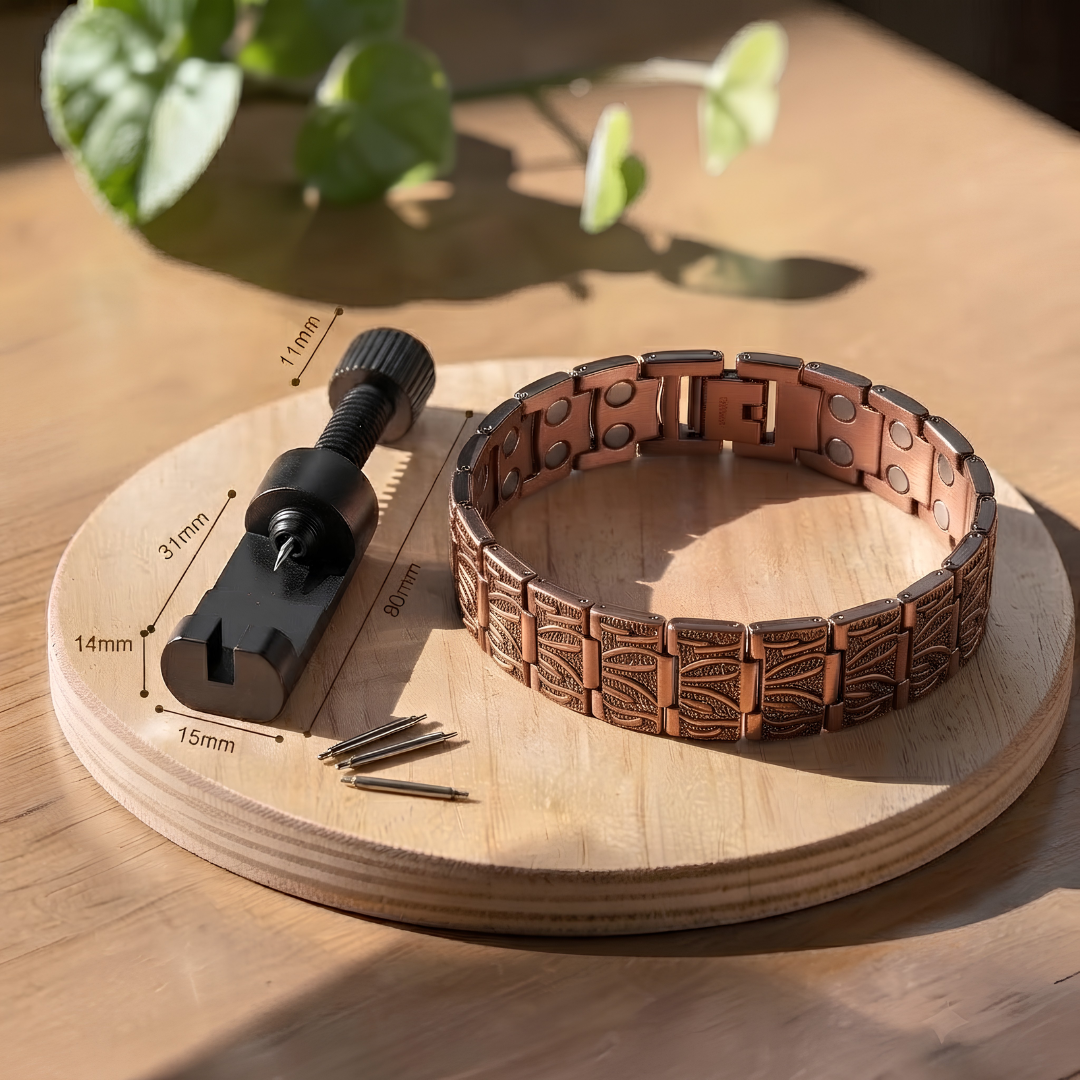 Valcor Grit Herren Kupferarmband
