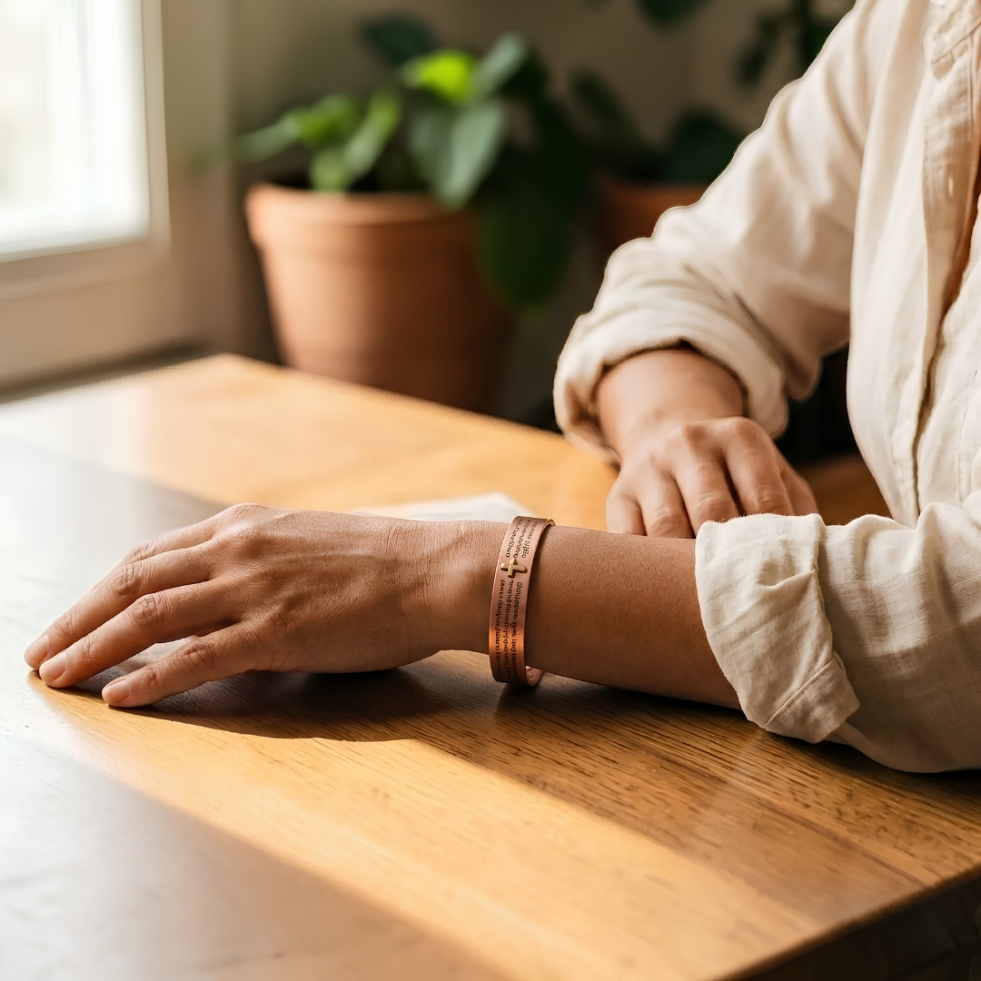 Valcor Glaubensbekenntnis Kupferarmband