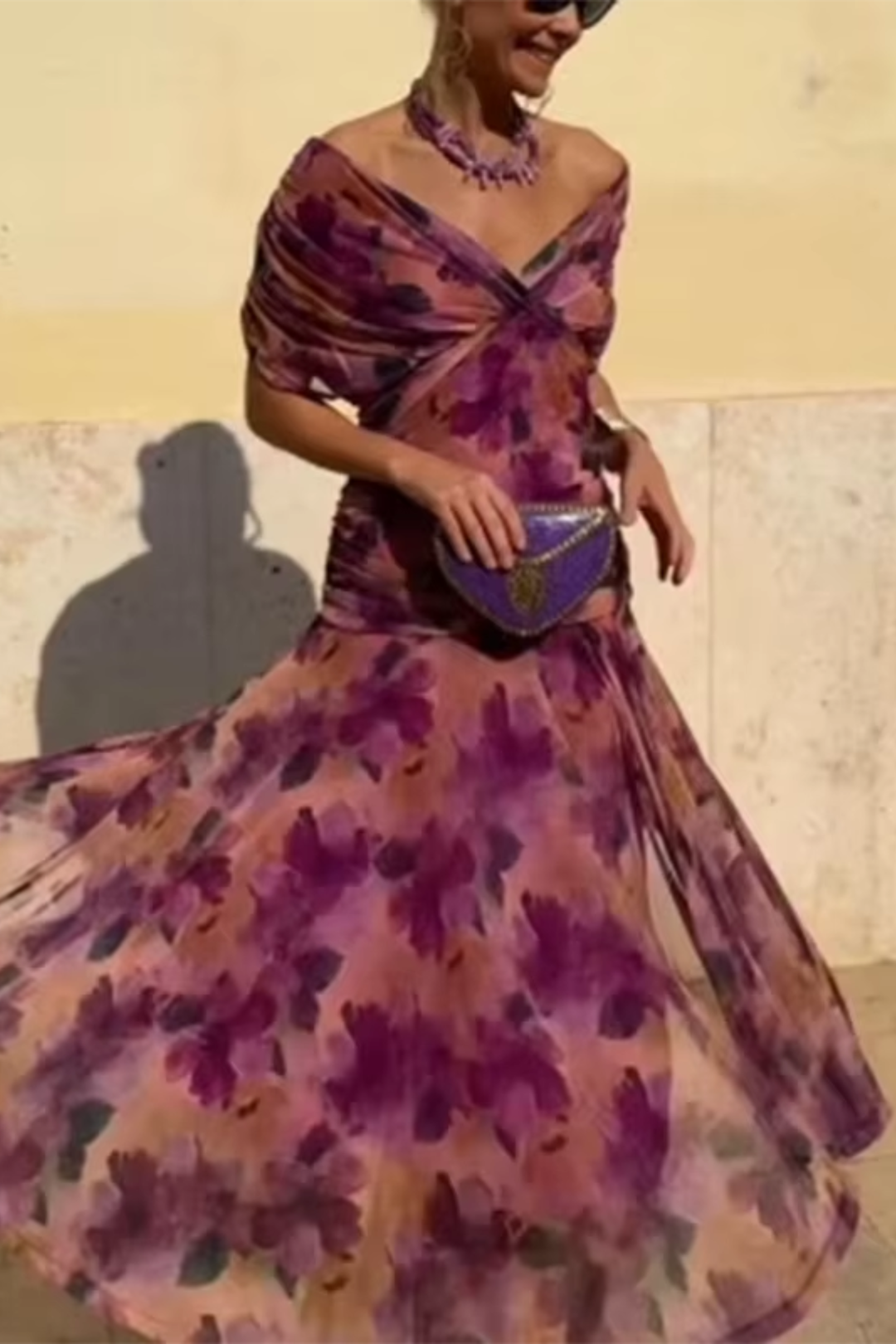Valentina | Robe longue décolleté en V