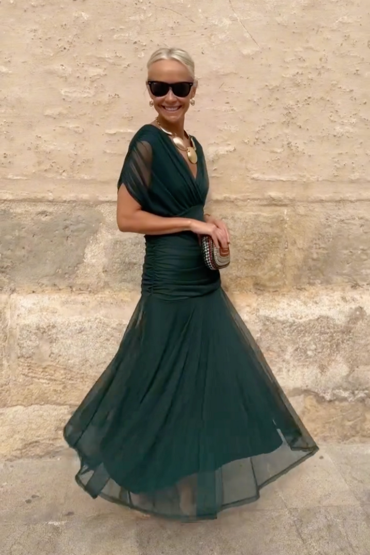 Valentina | Robe longue décolleté en V