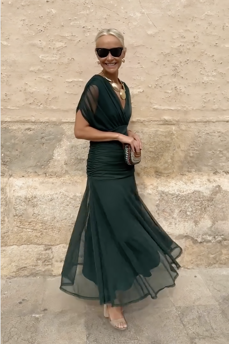 Valentina | Robe longue décolleté en V