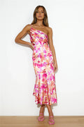 Eliza - Robe midi asymétrique