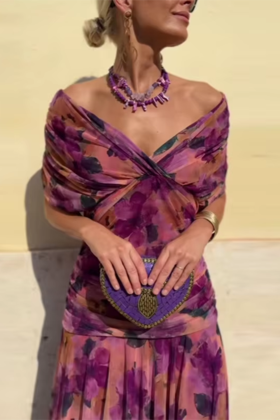 Valentina | Robe longue décolleté en V
