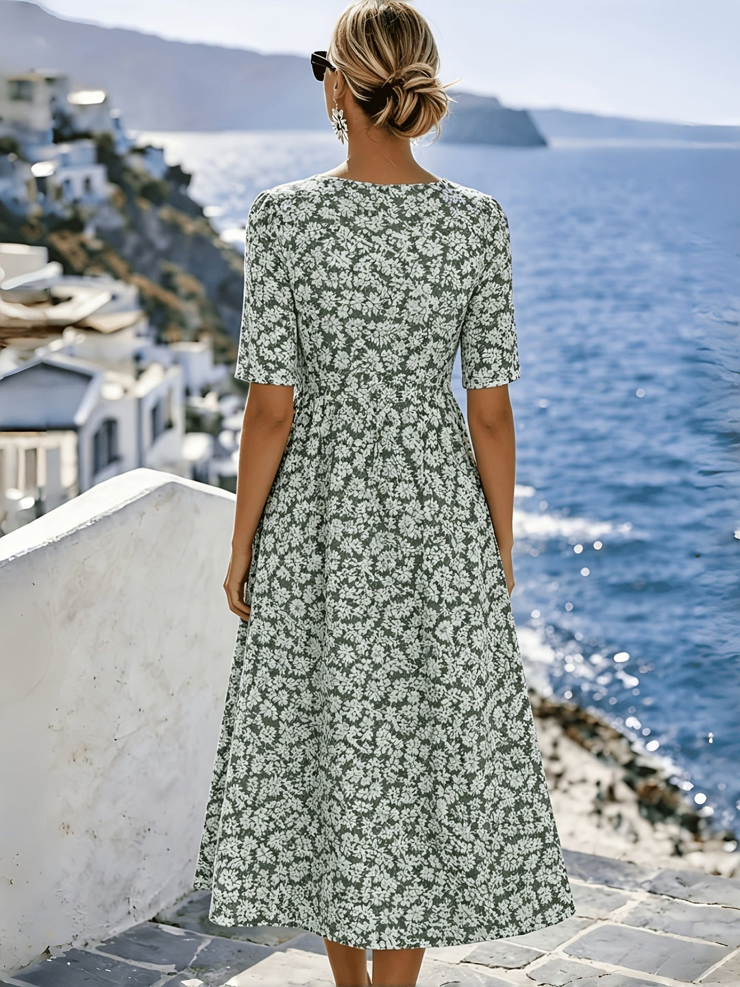Sienna™ | Elegante abito midi floreale