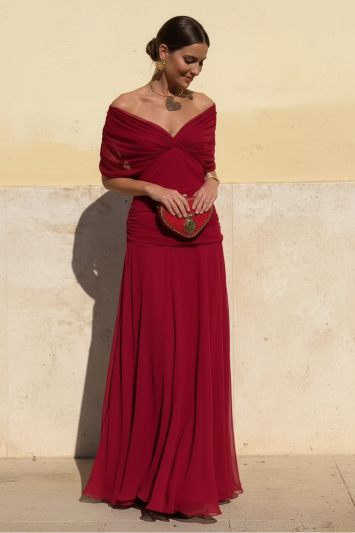 Valentina | Robe longue décolleté en V
