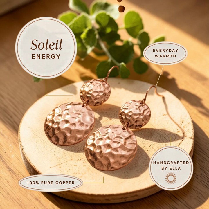 Valcor Soleil Kupferohrringe