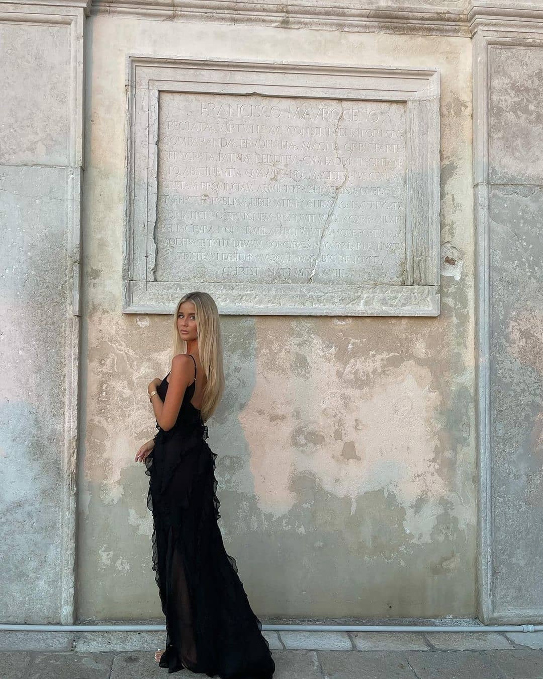 Zara - Robe longue volantée