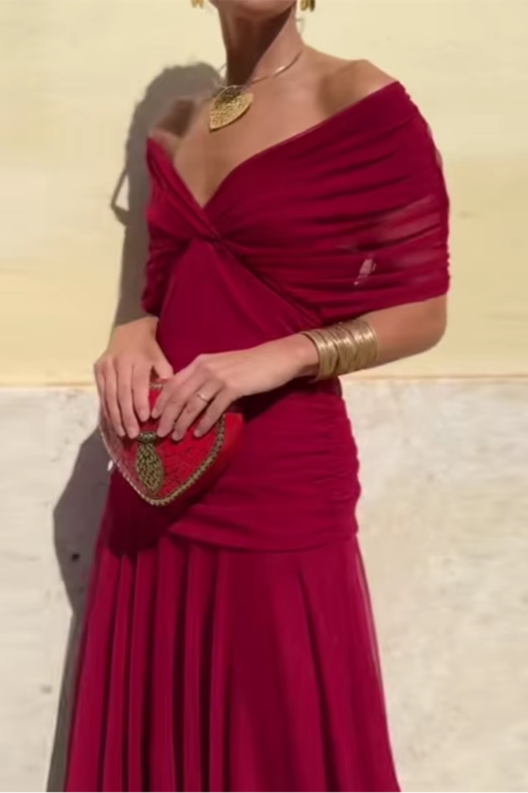 Valentina | Robe longue décolleté en V