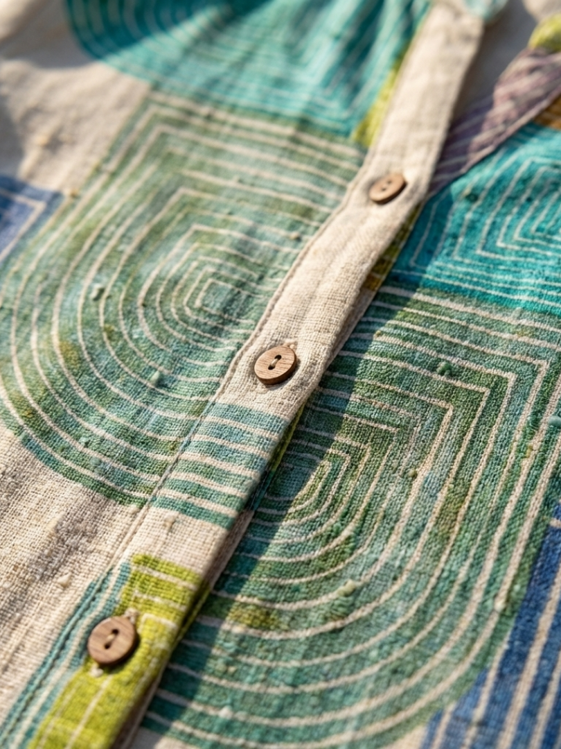 Fenella | Robe mi-longue à col en V et manches courtes