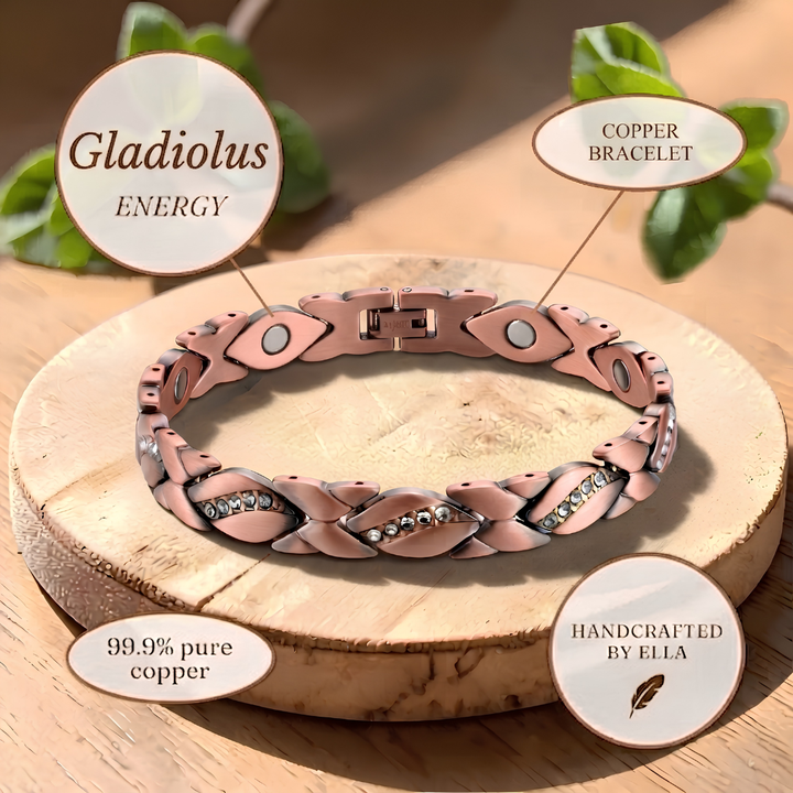Valcor Gladiolus Big Copper Bracelet