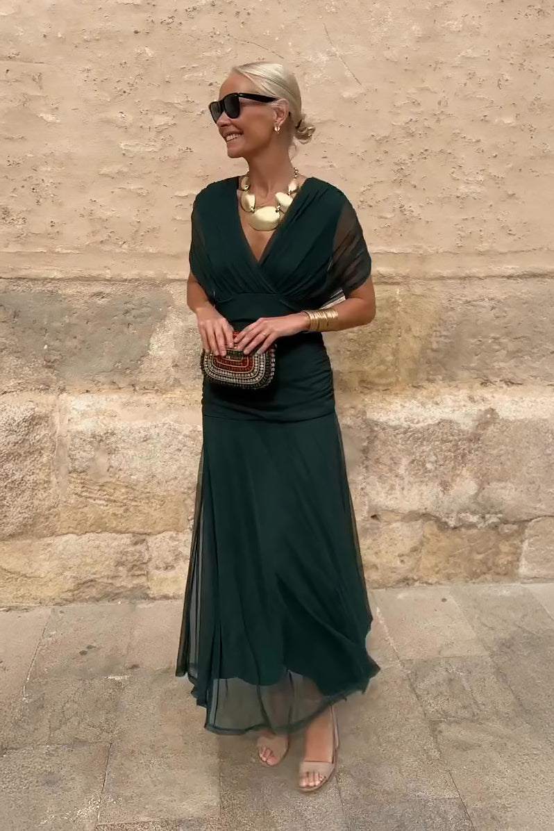 Valentina | Robe longue décolleté en V