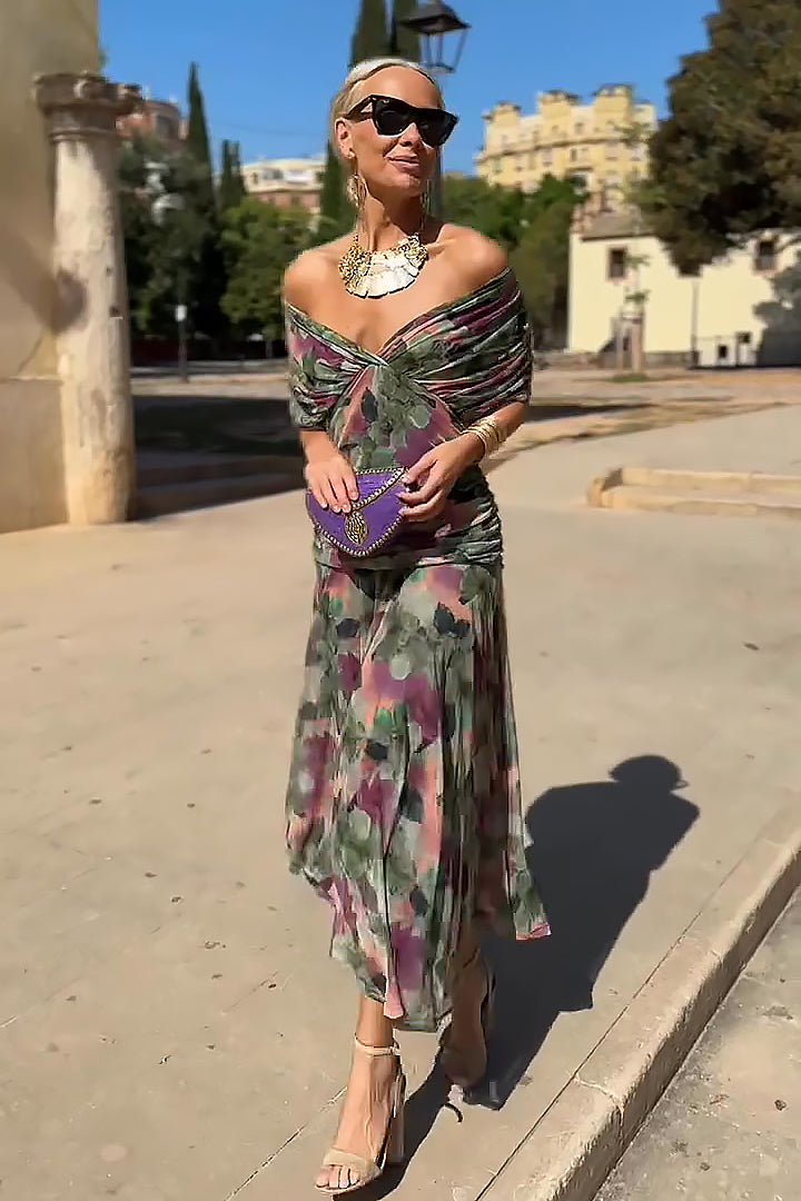 Valentina | Robe longue décolleté en V