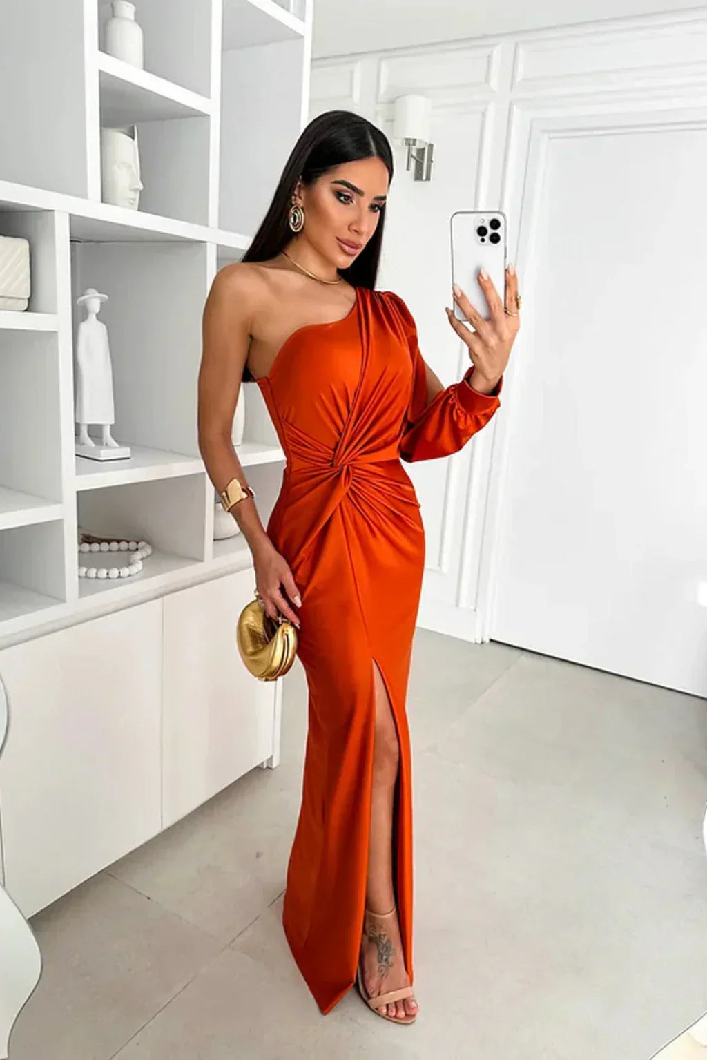 Yolina - Robe longue élégante