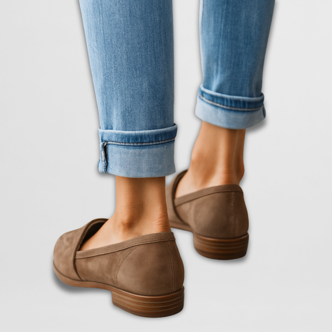 Margot - Mocassins confort en daim