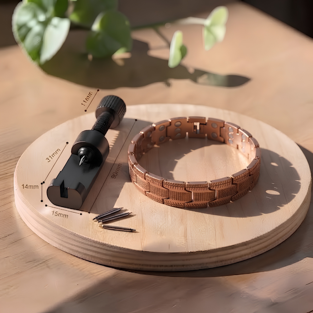 Valcor Schienen Herren Kupferarmband