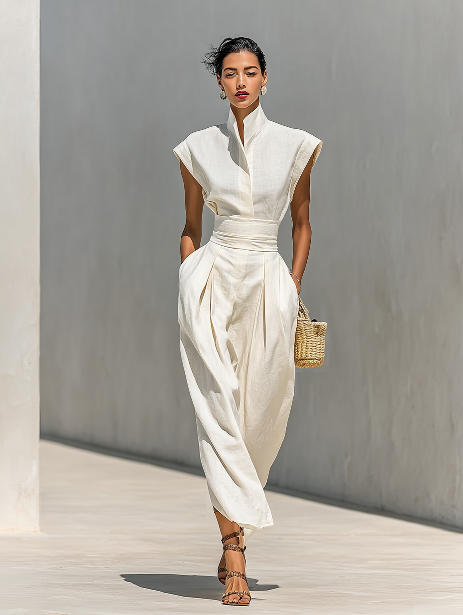 Jada | Robe longue avec revers