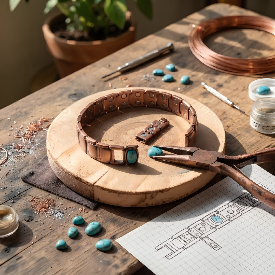 Valcor Lantana Big Copper Bracelet