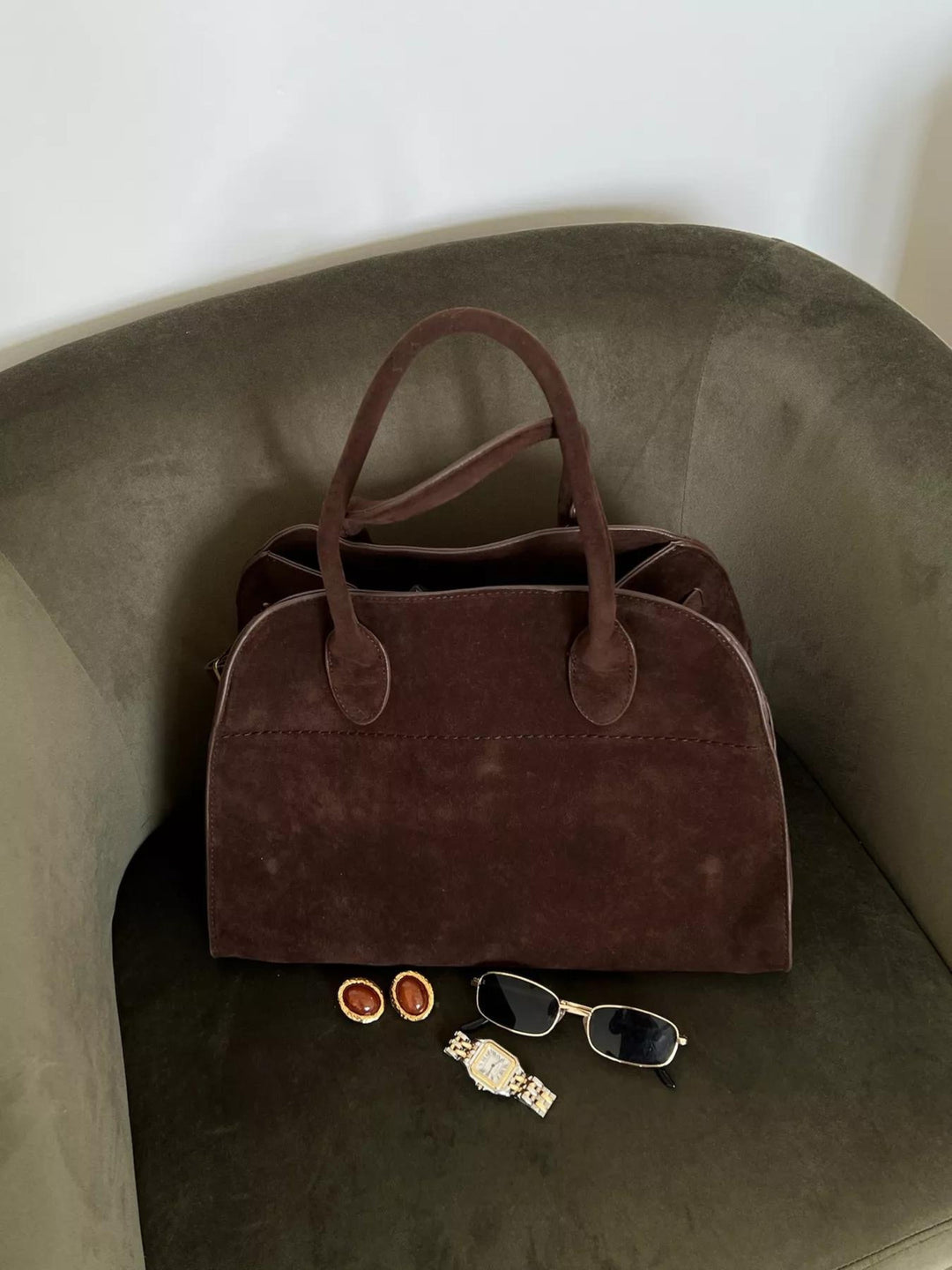 Beatrix borsa in pelle scamosciata