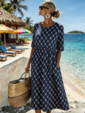 Nadia™ | Robe midi élégante et côtière