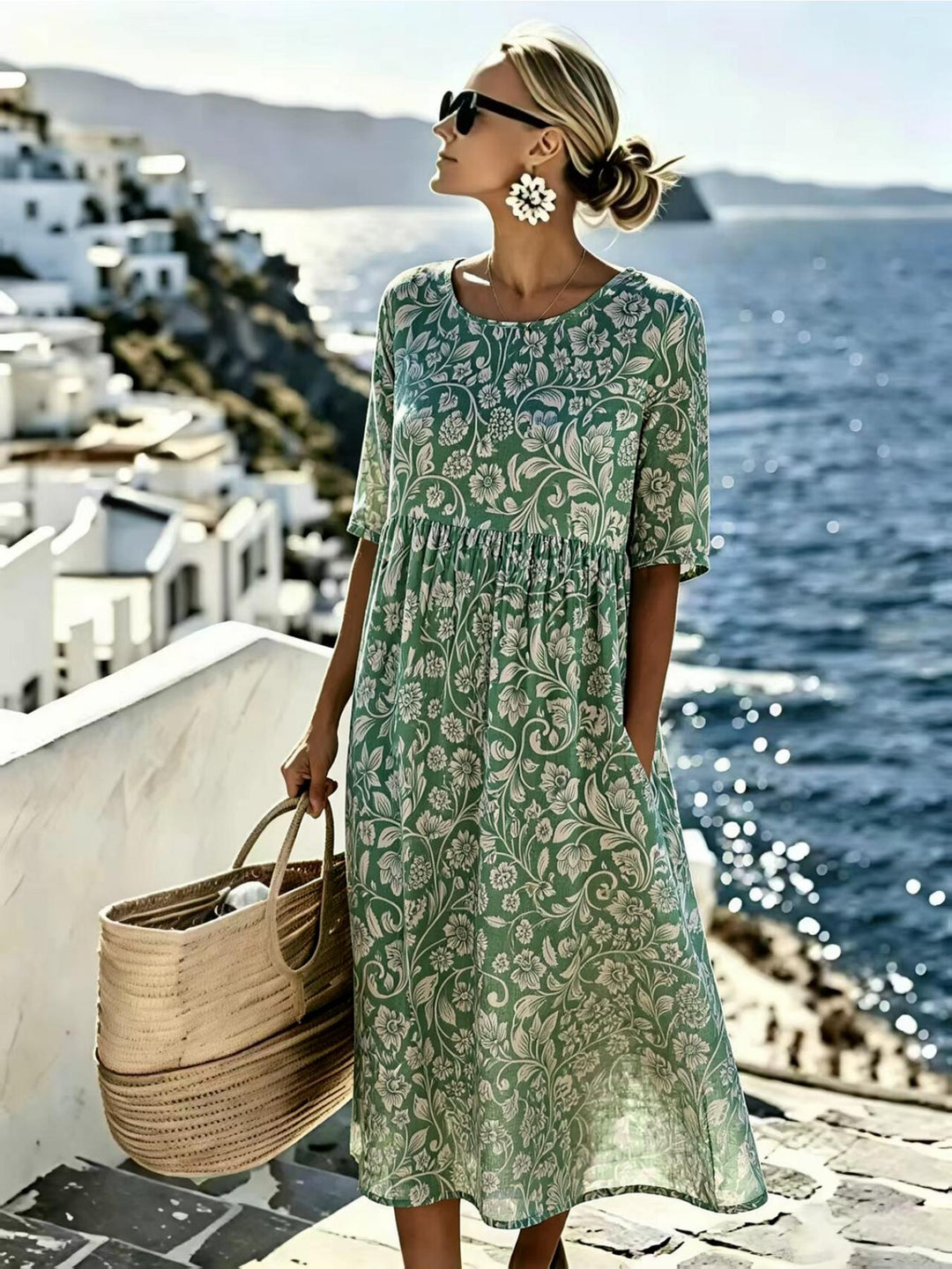 Amelia™ - Robe midi d&