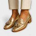 Isolde - Goldene Glanz Slipper