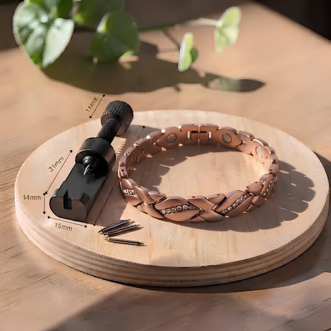 Valcor Gladiolus Big Copper Bracelet