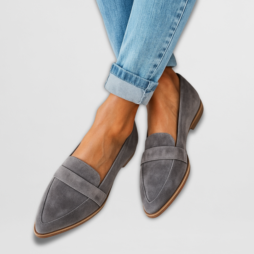 Margot - Mocassins confort en daim