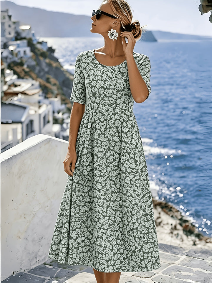 Sienna™ | Elegante abito midi floreale