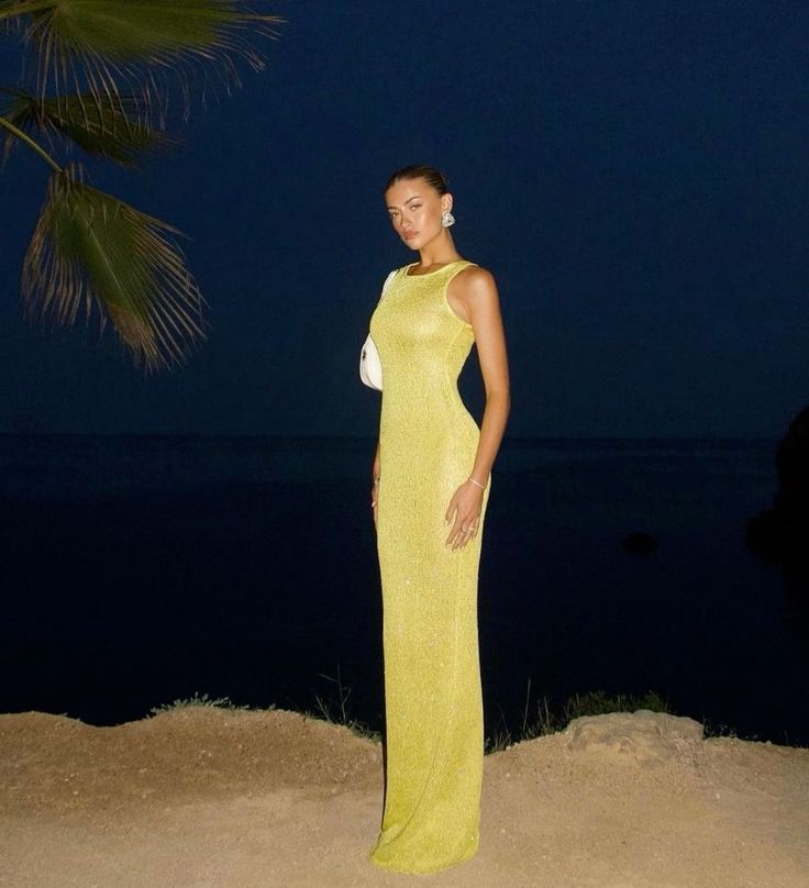 Elsie - Robe longue sans manches
