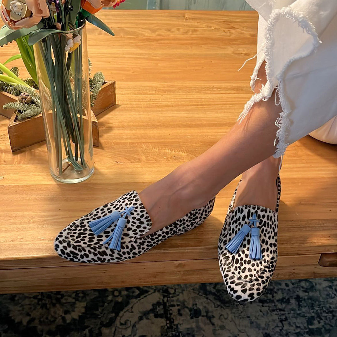 Doris™ - Mocassins à franges et à motifs