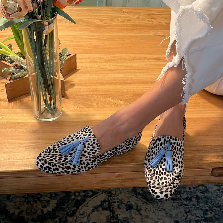 Doris™ - Mocassins à franges et à motifs