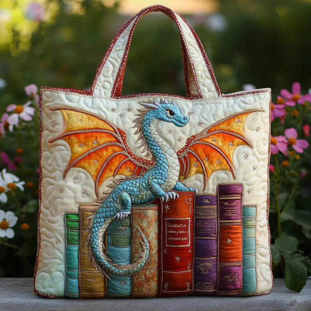 Sac cabas rembourré "Esmeralda la gardienne des livres"
