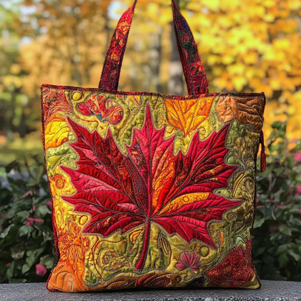 Sac fait main à motif naturel