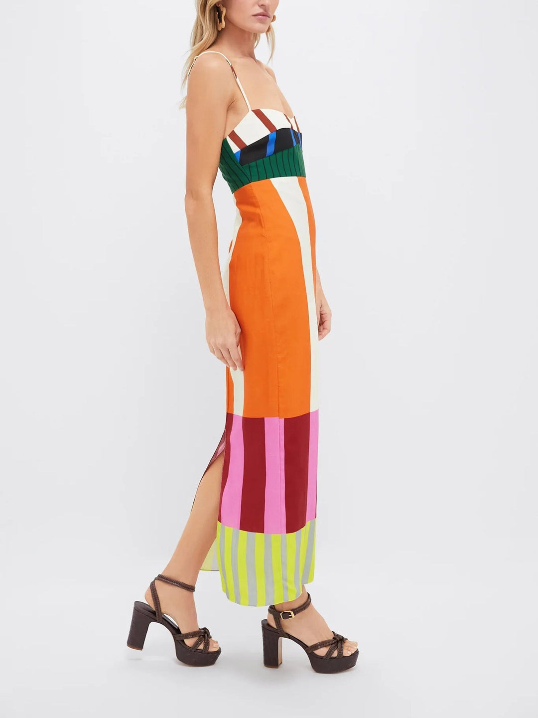 Elsa - Maxi abito multicolore