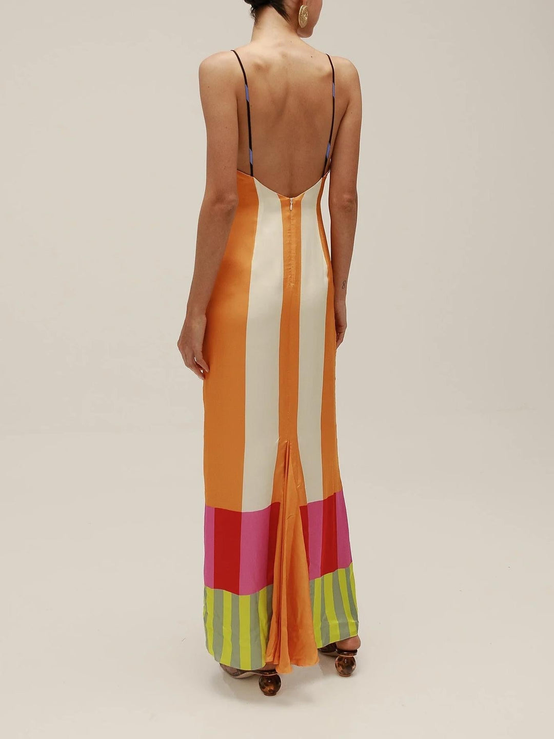 Elsa - Maxi abito multicolore