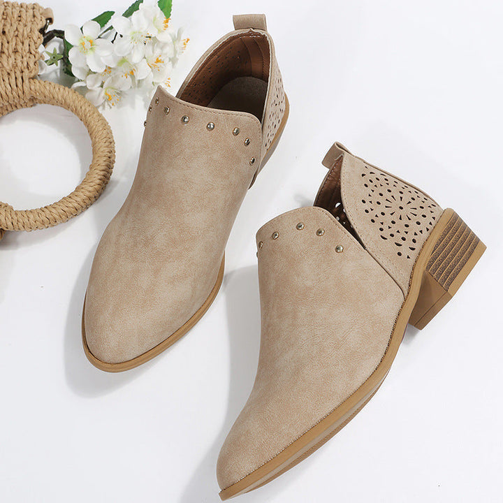 Violet | Stylische Alltags-Low-Ankle-Boots