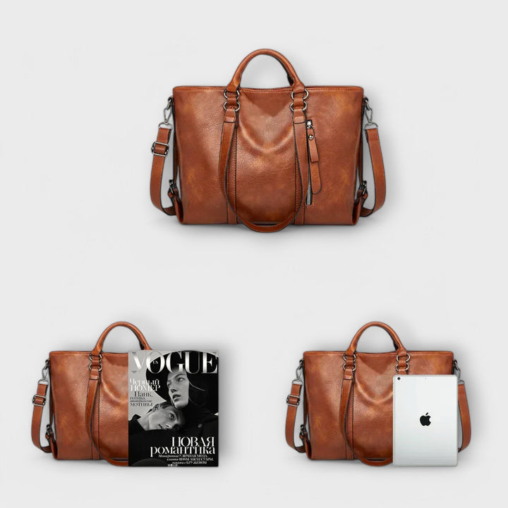 Zephyra - Grosse Lederhandtasche
