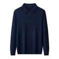 Pull en maille polo avec patte de boutonnage homme | Valcor Zürich